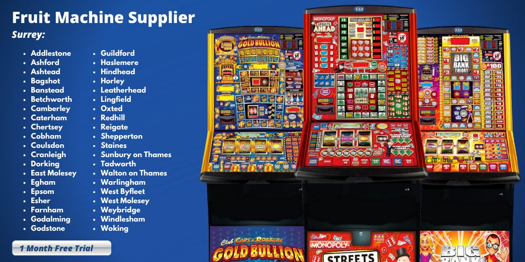 Fruit Machine Supplier Surrey